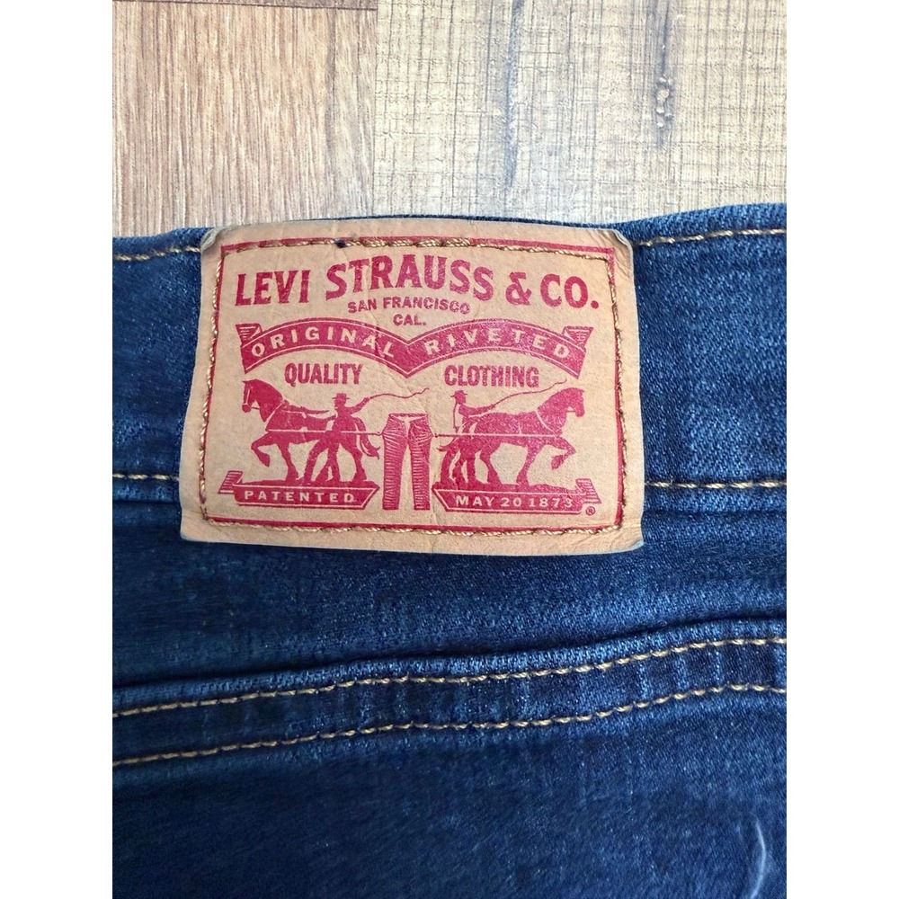 Levi's 505 Classic Straight Mid‎ Rise Jeans Blue Women's Sz 10 W30 L28 - Picture 6 of 11